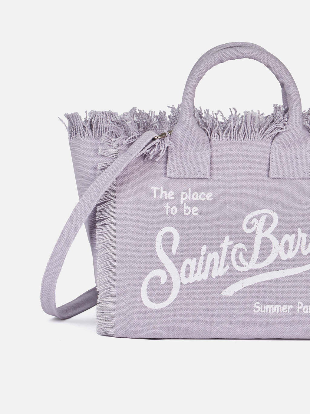Borsa Colette in canvas di cotone lilla