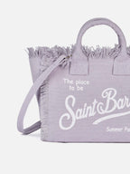 Borsa Colette in canvas di cotone lilla