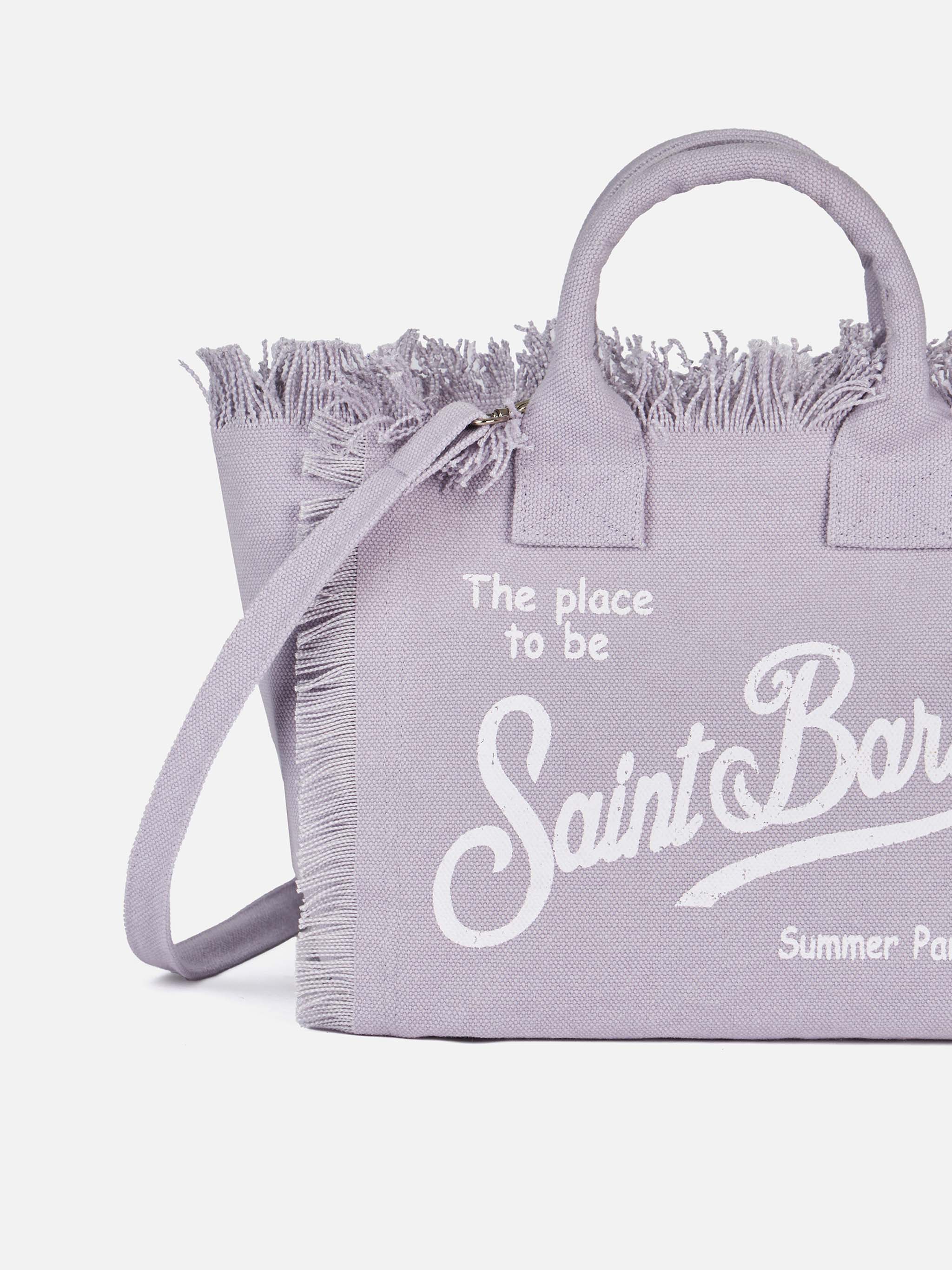 Borsa Colette in canvas di cotone lilla