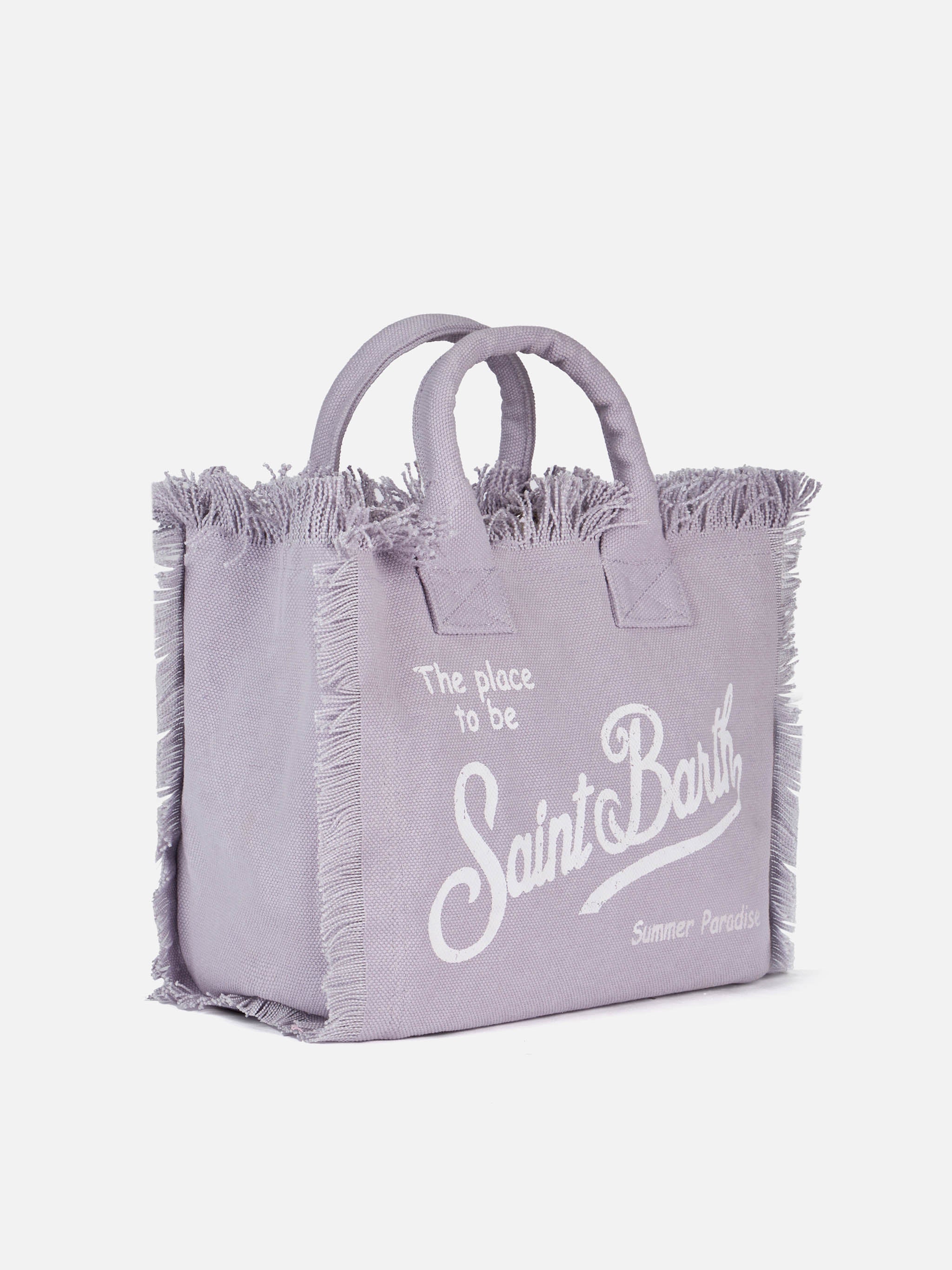Borsa Colette in canvas di cotone lilla