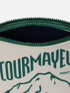 Pochette Aline effetto lana con stampa Courmayeur | COURMAYEUR SPECIAL EDITION