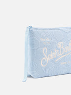 Pochette Aline effetto spugna con motivo conchiglie in rilievo
