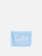 Pochette Aline effetto spugna azzurra