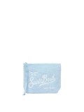 Pochette Aline in spugna azzurro