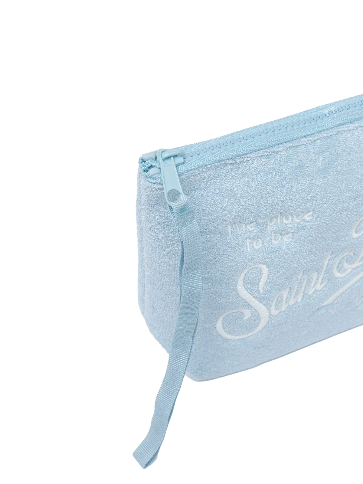 Pochette Aline in spugna azzurro