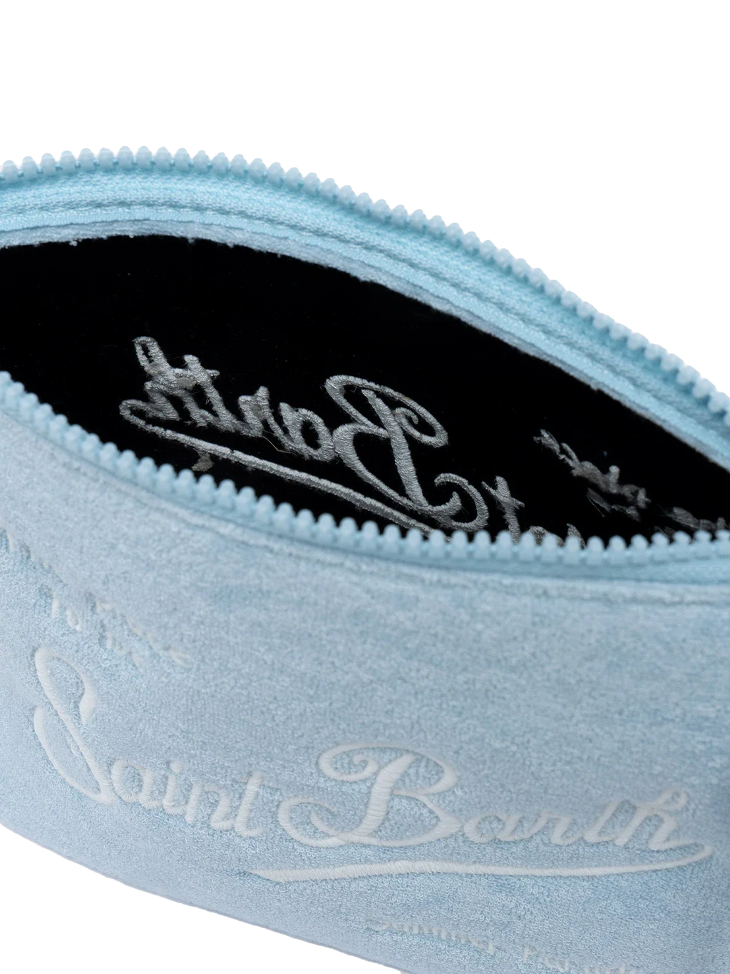 Pochette Aline in spugna azzurro