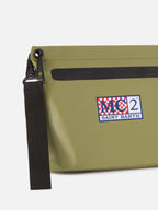 Aline Aqua Pochette impermeabile in PVC verde militare