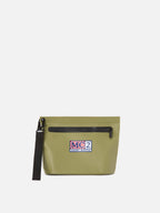 Aline Aqua Pochette impermeabile in PVC verde militare