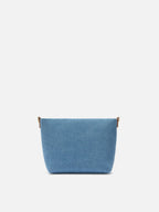 Borsa Aline in denim con dettagli in pelle