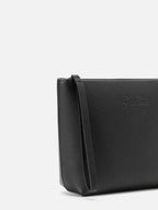 Pochette Aline Pouch in pelle nera