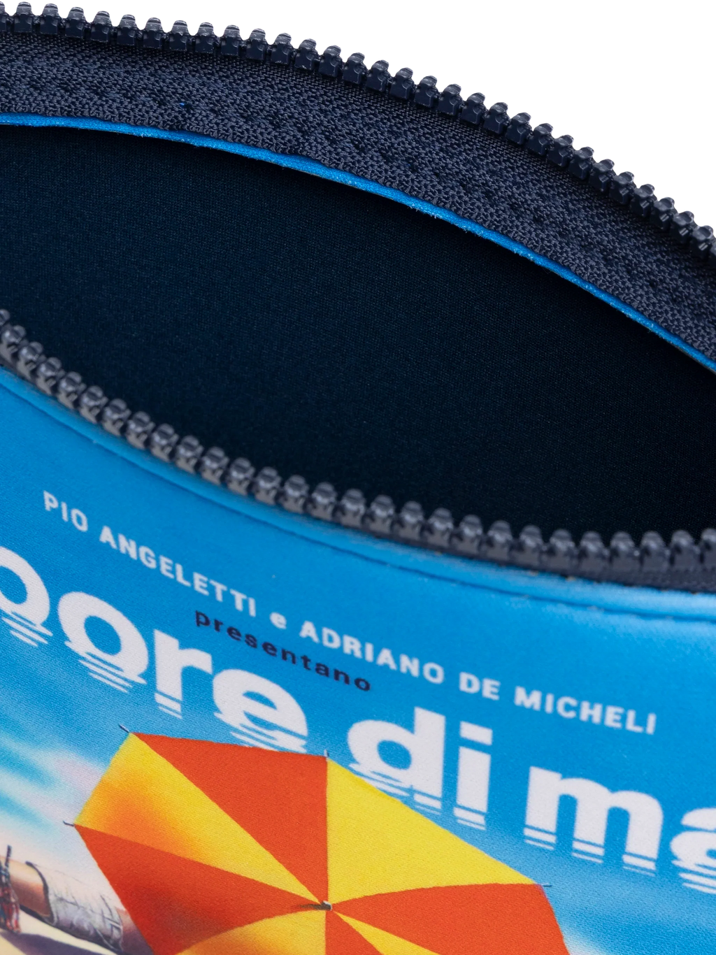 Pochette Aline in scuba con stampa film Sapore di Mare | SAPORE DI MARE SPECIAL EDITION