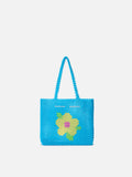 Beaded Shopper Bag turchese