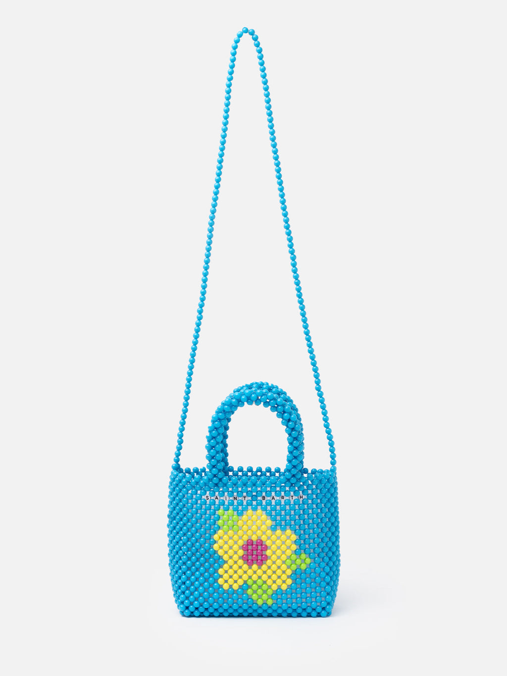 Borsa piccola con perline multicolor