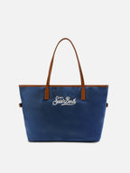 Borsa City blu navy regular in nylon
