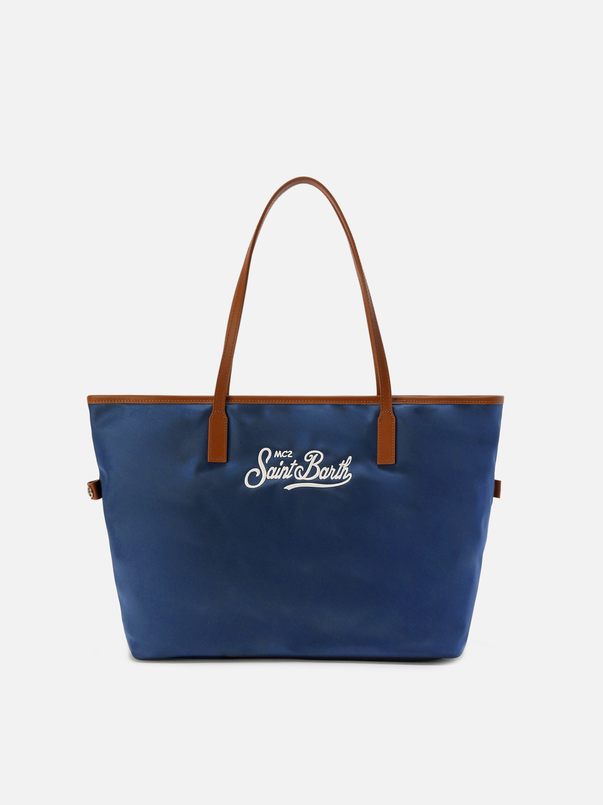 Borsa City blu navy regular in nylon