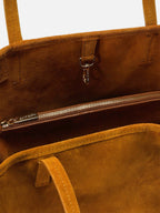 Borsa City regular in camoscio cammello