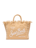 Borsa Colette in canvas di cotone beige
