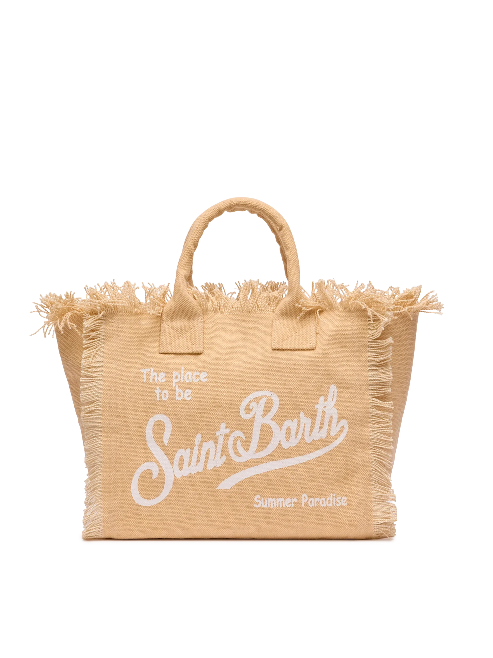 Borsa Colette in canvas di cotone beige