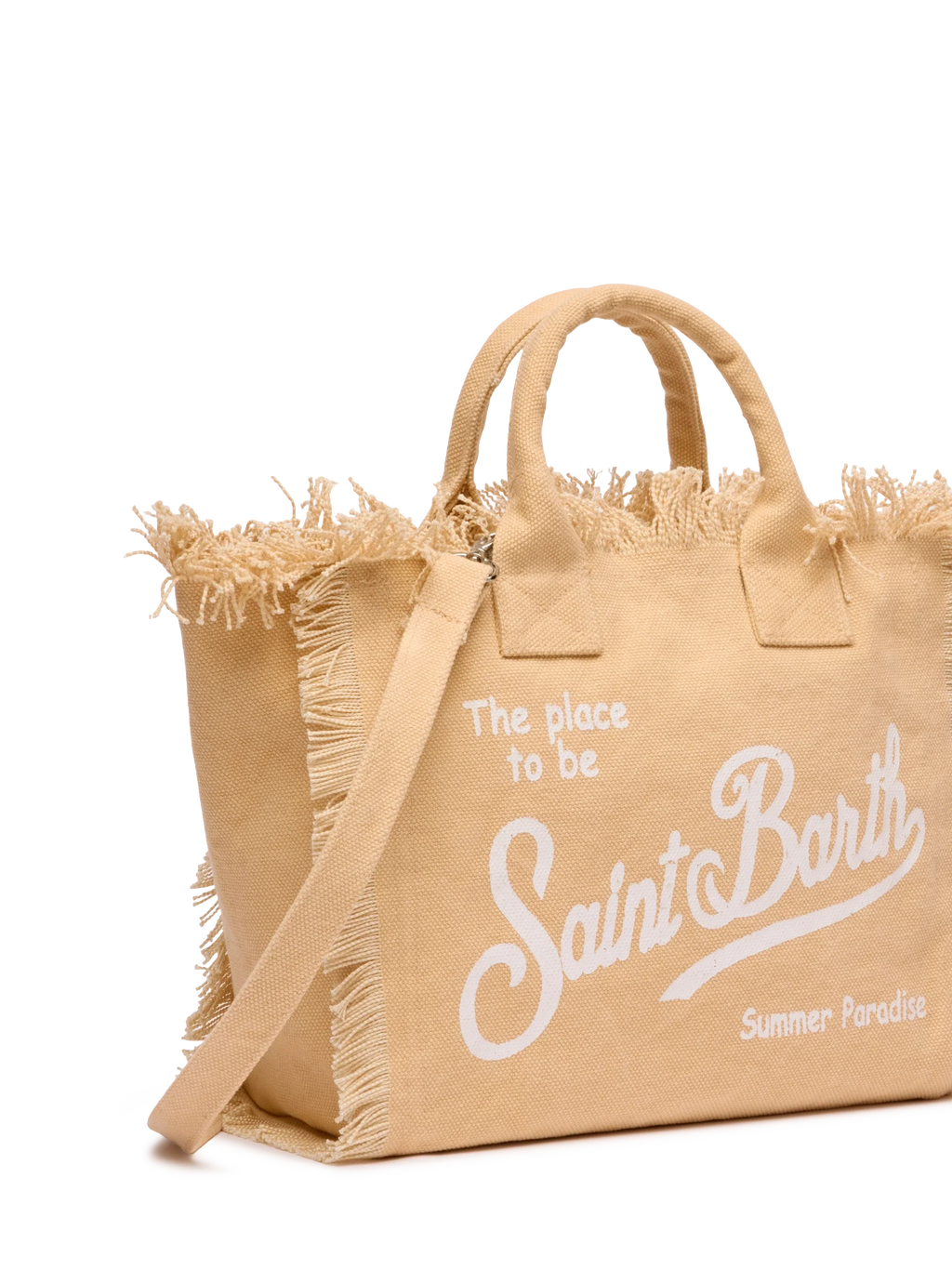 Borsa Colette in canvas di cotone beige