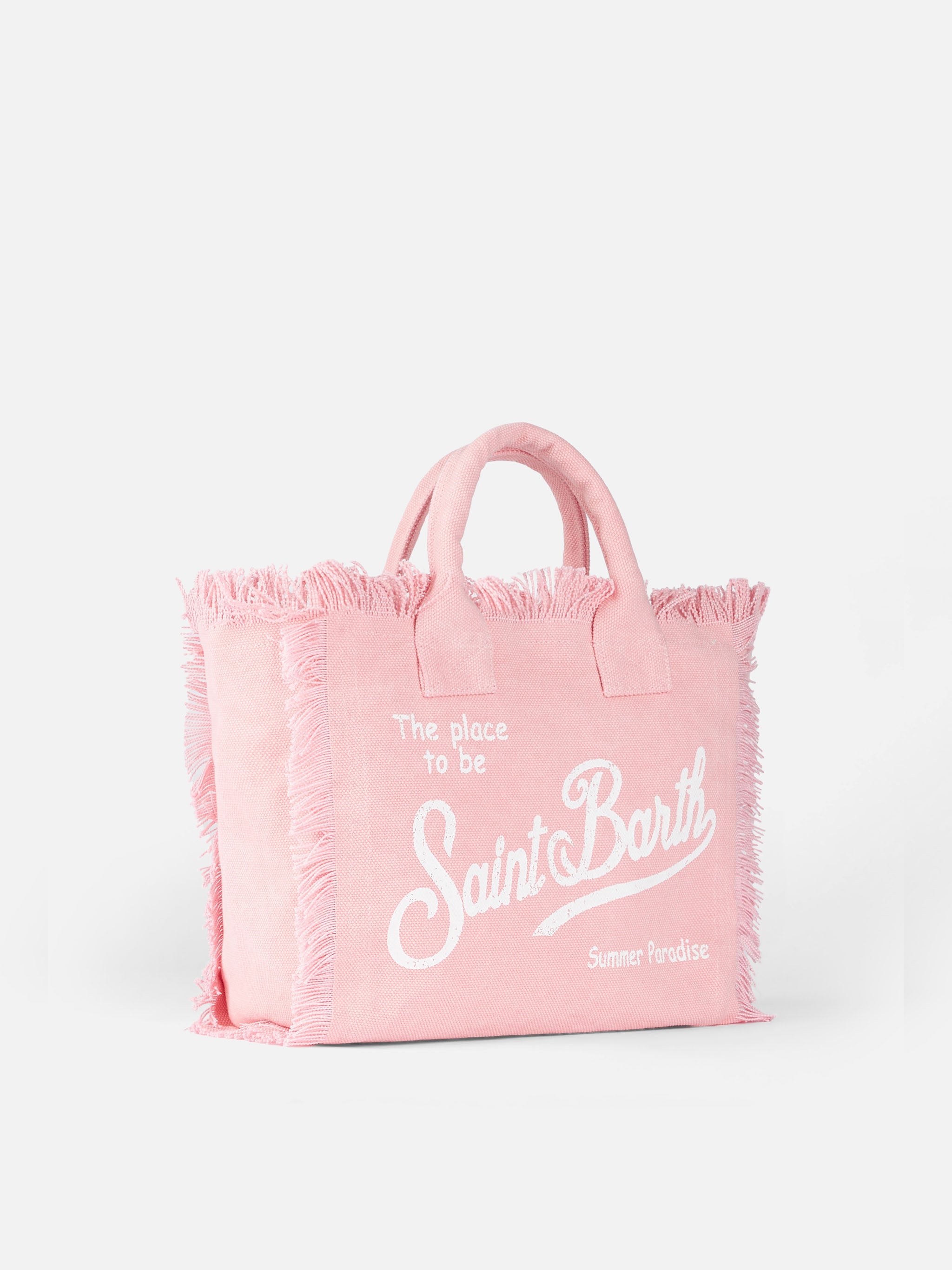 Borsa Colette in canvas di cotone rosa