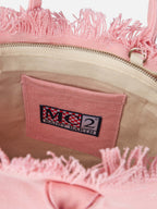 Borsa Colette in canvas di cotone rosa