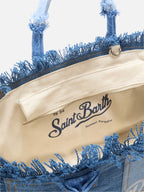 Borsa Colette in denim patchwork