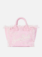 Borsa Colette in canvas rosa con stampa bandana