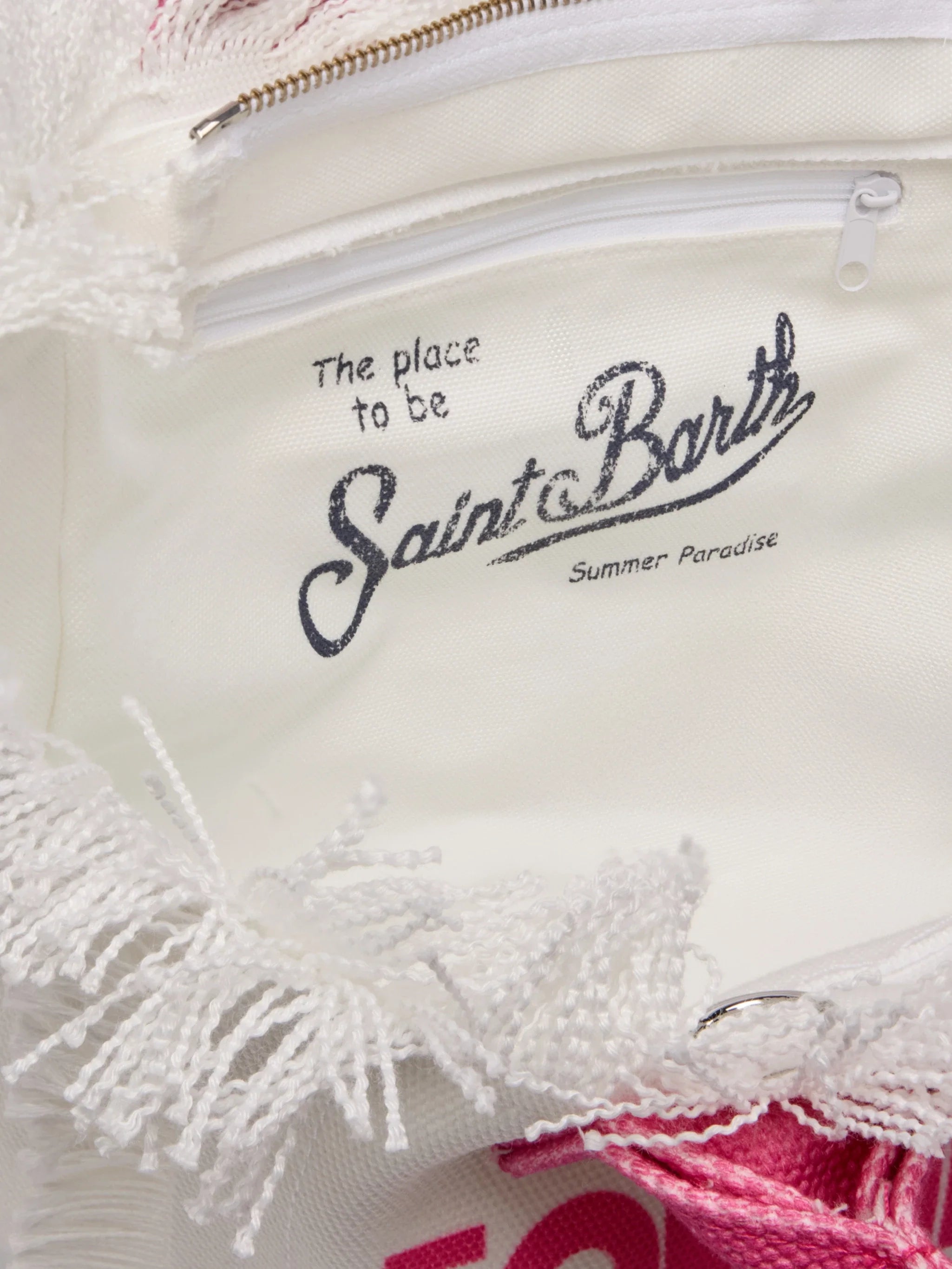 Borsa Colette in canvas di cotone con stampa cartolina Formentera