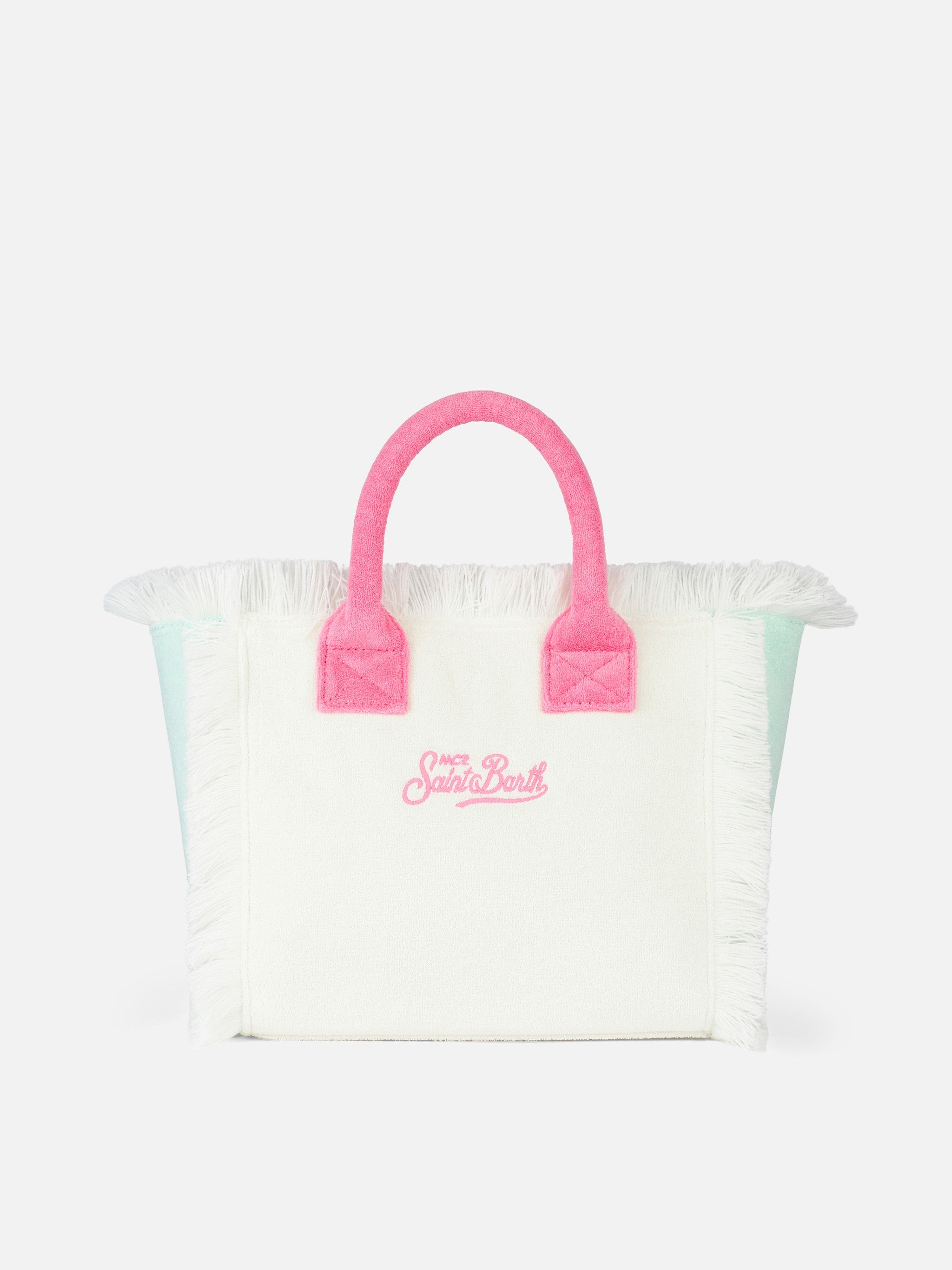 Borsa Colette Sponge patch multicolore in tessuto effetto spugna