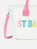 Borsa Colette Sponge patch multicolore in tessuto effetto spugna