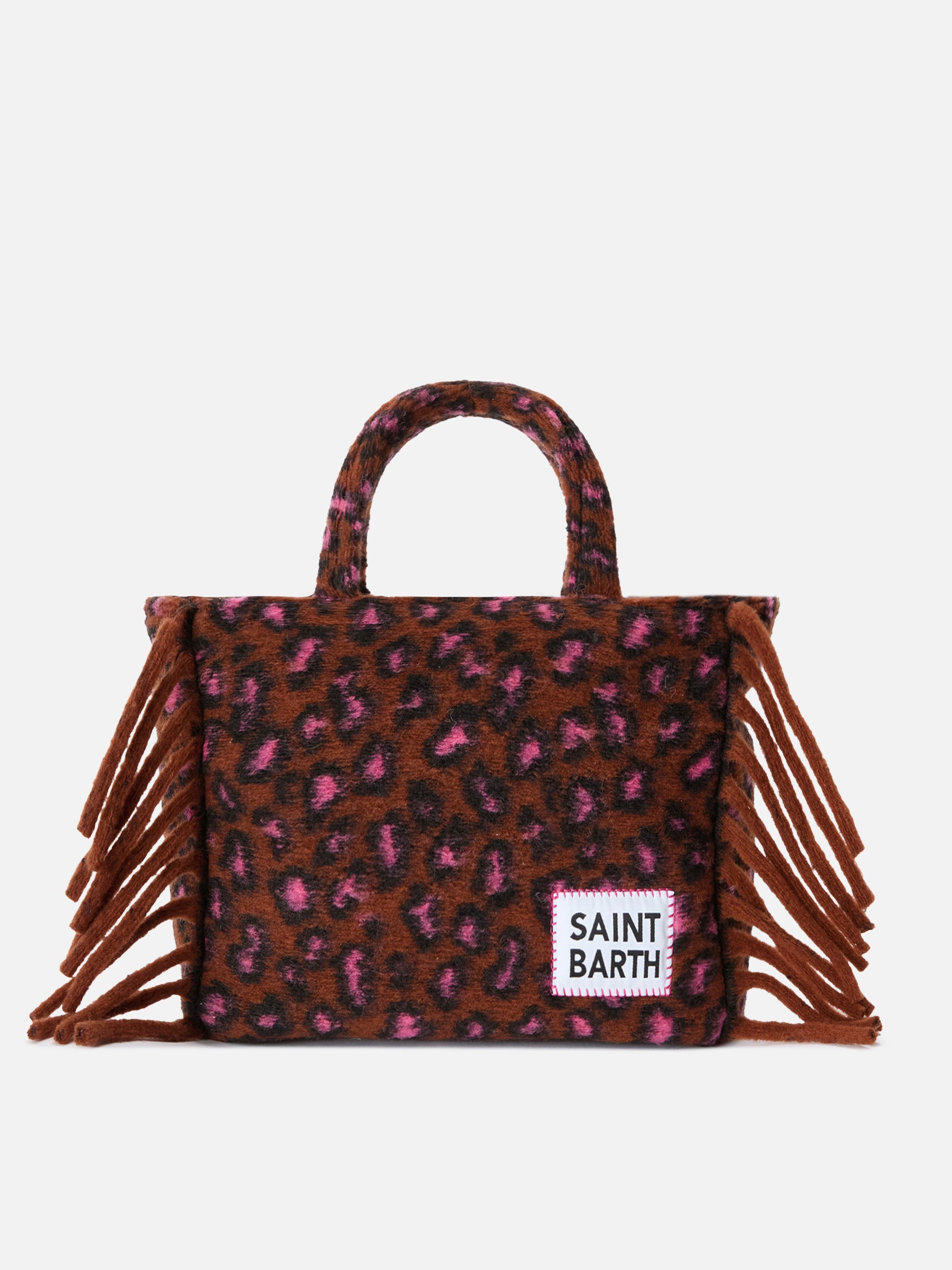 Borsa Colette Blanket stampa animalier verde