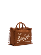 Borsa Colette in 100% LINO marrone