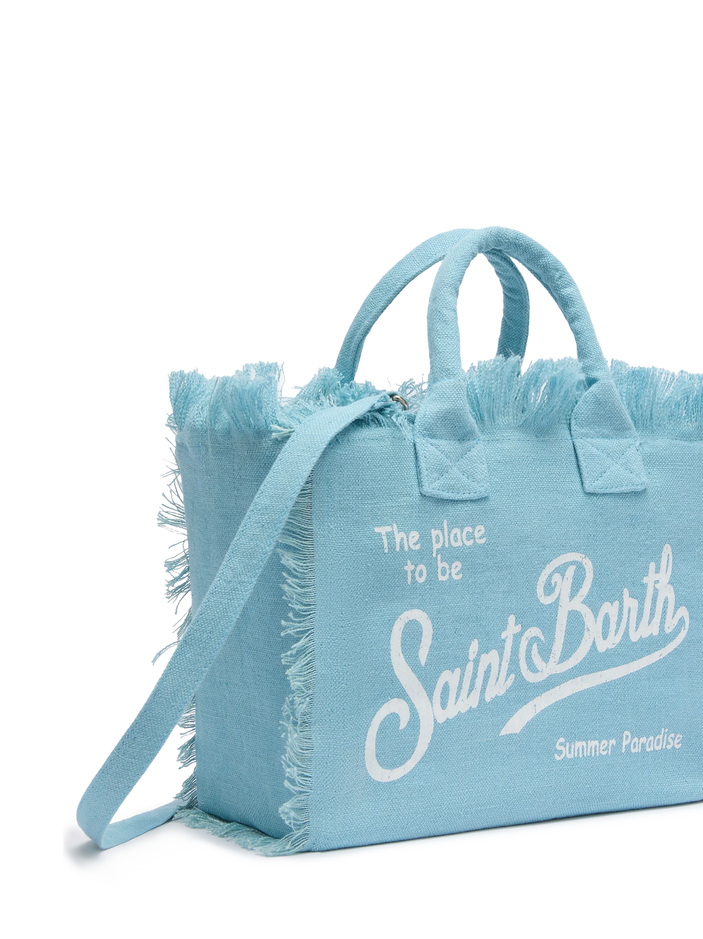Borsa Colette in 100% LINO azzurro