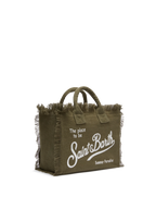Borsa Colette in 100% LINO verde militare