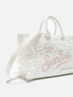 Borsa Colette Volant in cotone sangallo bianco