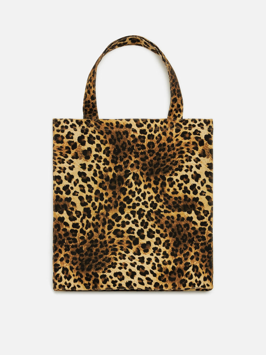 Borsa Essential in cotone animalier con logo Saint Barth