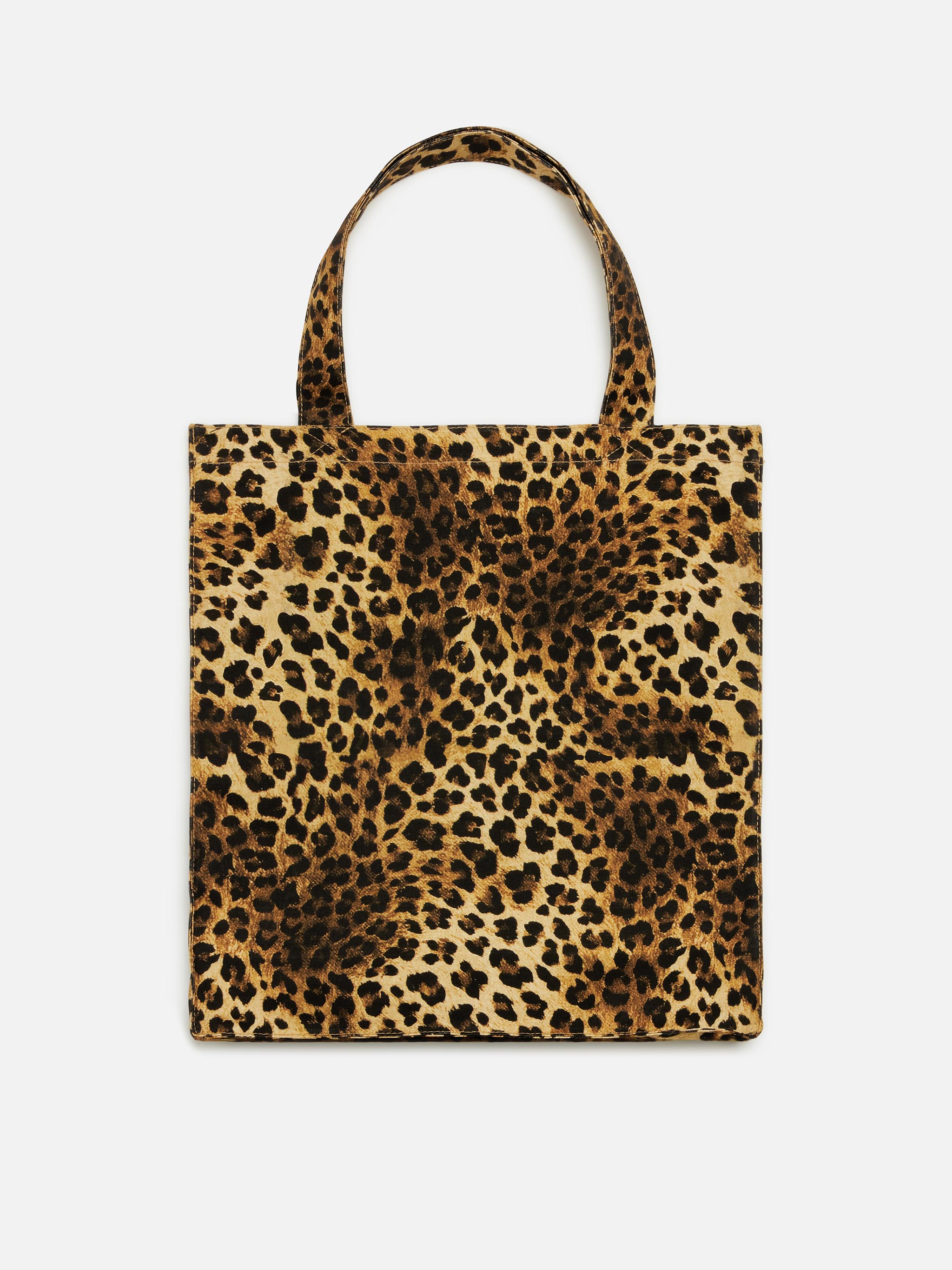 Borsa Essential in cotone animalier con logo Saint Barth