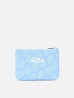 Parisienne Sponge pouch con motivo conchiglie in rilievo e trcolla removibile