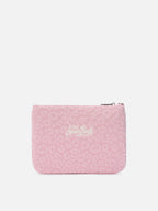 Parisienne Sponge pouch con motivo leopardato in rilievo e trcolla removibile