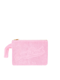 Pochette Pareasy rosa con logo Saint Barth in jacquard