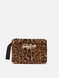 Pochette Pareasy in faux fur leopardato