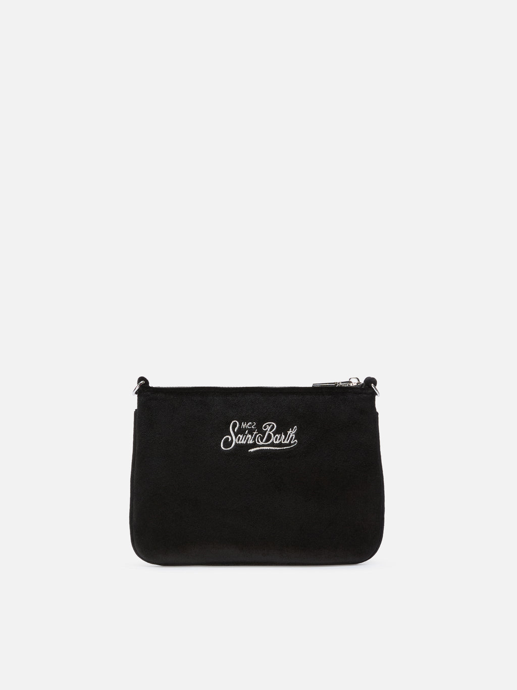 Borsetta a spalla Parisienne Mini Velvet nera