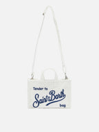 Phone Bag in pizzo Sangallo bianco
