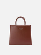 Borsa Shop Bag Midi pelle marrone