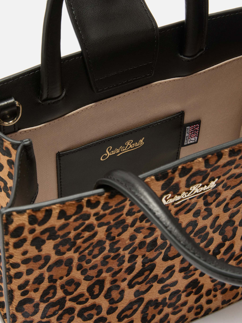 Borsa Shop Bag Midi stampa leopardata