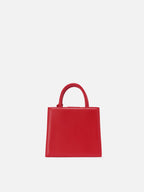 Borsa Shop Bag Mini pelle rossa