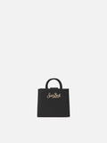Shop Bag Micro in pelle nero