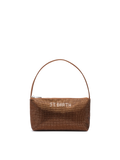 Mini Bag Strassy con strass marroni