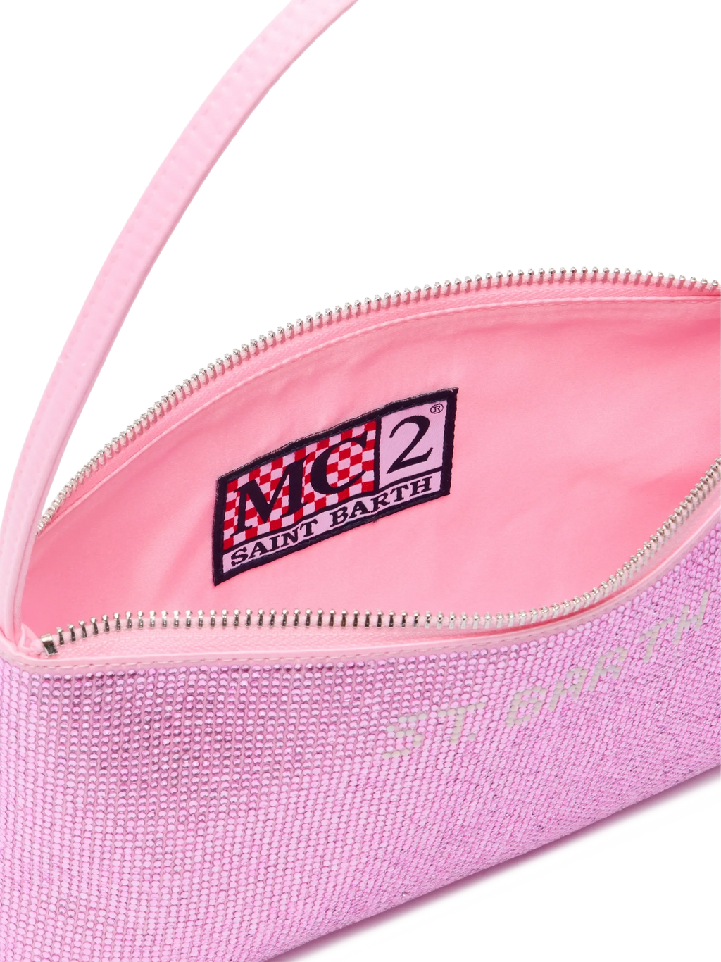 Mini Bag Strassy con strass rosa