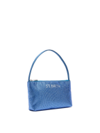Mini Bag Strassy con strass blu avio